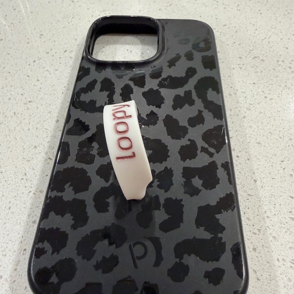 Loopy Case Midnight Leopard Phone Cover - Picture 2 of 4